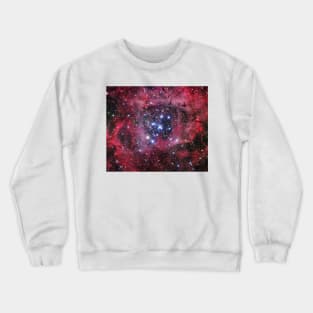 Rosette nebula (NGC 2244) (R560/0421) Crewneck Sweatshirt